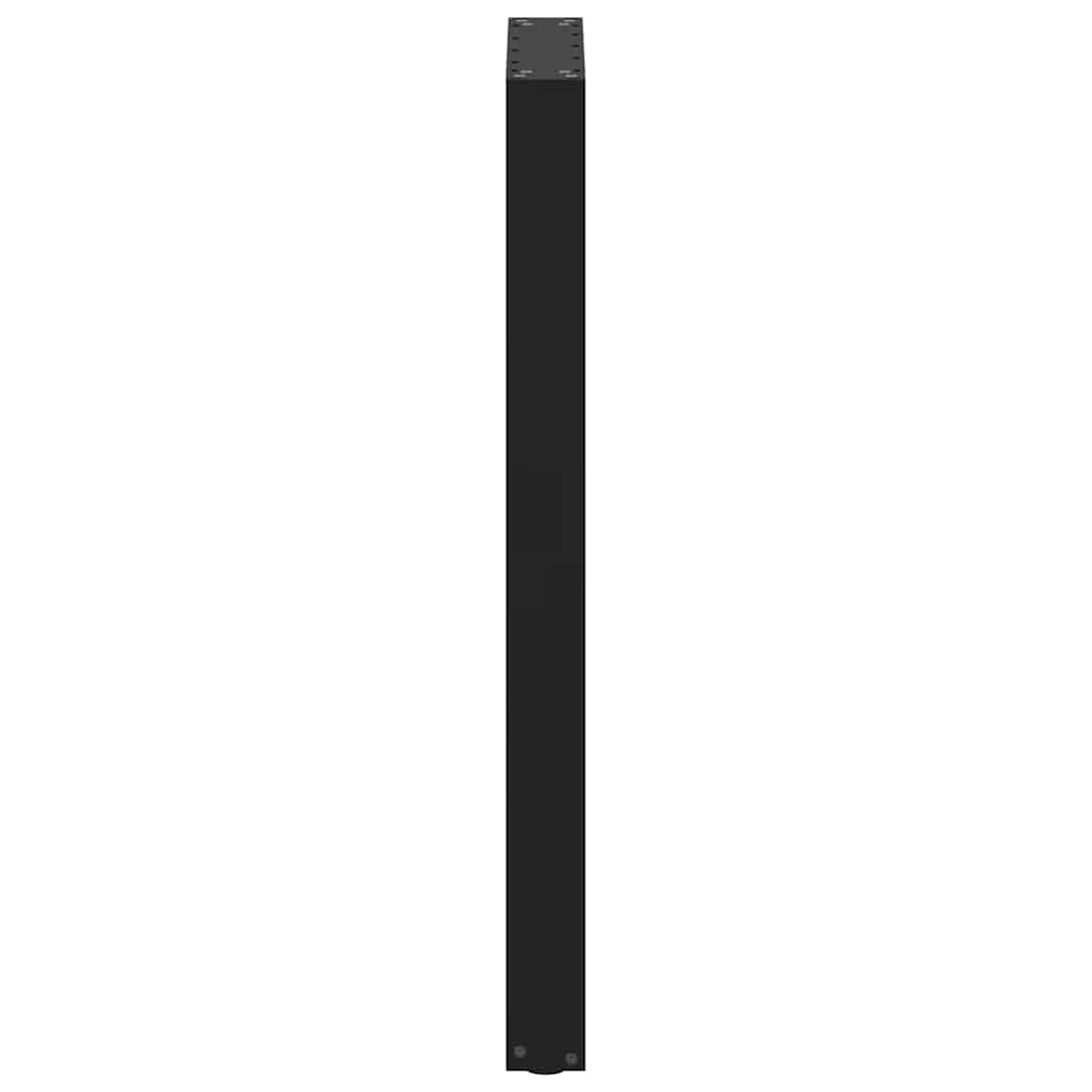 Bar Table Legs U-Shaped 2 pcs Black 40x(100-101) cm Steel