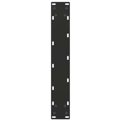 Bar Table Legs U-Shaped 2 pcs Black 40x(100-101) cm Steel