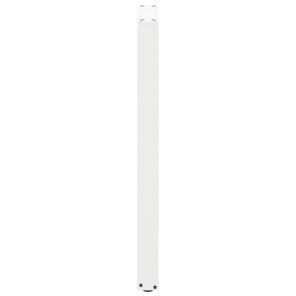 Bar Table Legs U-Shaped 2 pcs White 40x(100-101) cm Steel