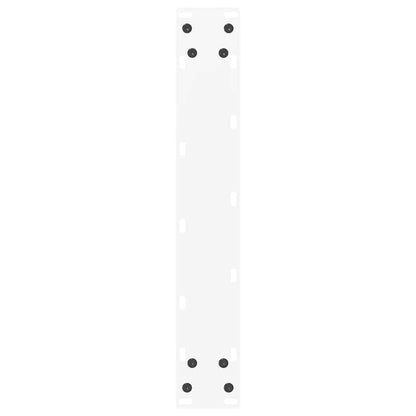 Bar Table Legs U-Shaped 2 pcs White 40x(100-101) cm Steel