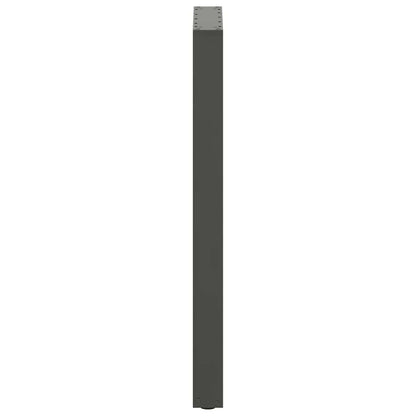 Bar Table Legs U-Shaped 2 pcs Anthracite 40x(100-101) cm Steel
