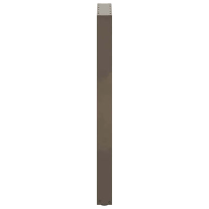Bar Table Legs U-Shaped 2 pcs Natural Steel 40x(100-101) cm Steel