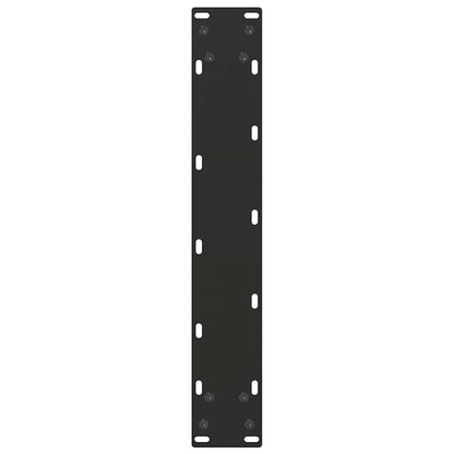 Bar Table Legs U-Shaped 2 pcs Black 50x(100-101) cm Steel
