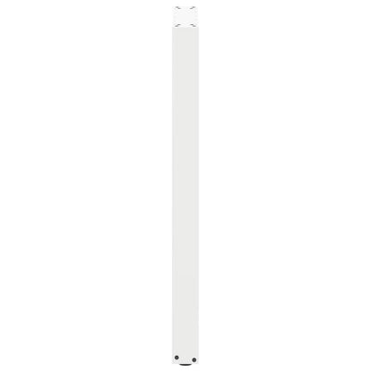 Bar Table Legs U-Shaped 2 pcs White 50x(100-101) cm Steel