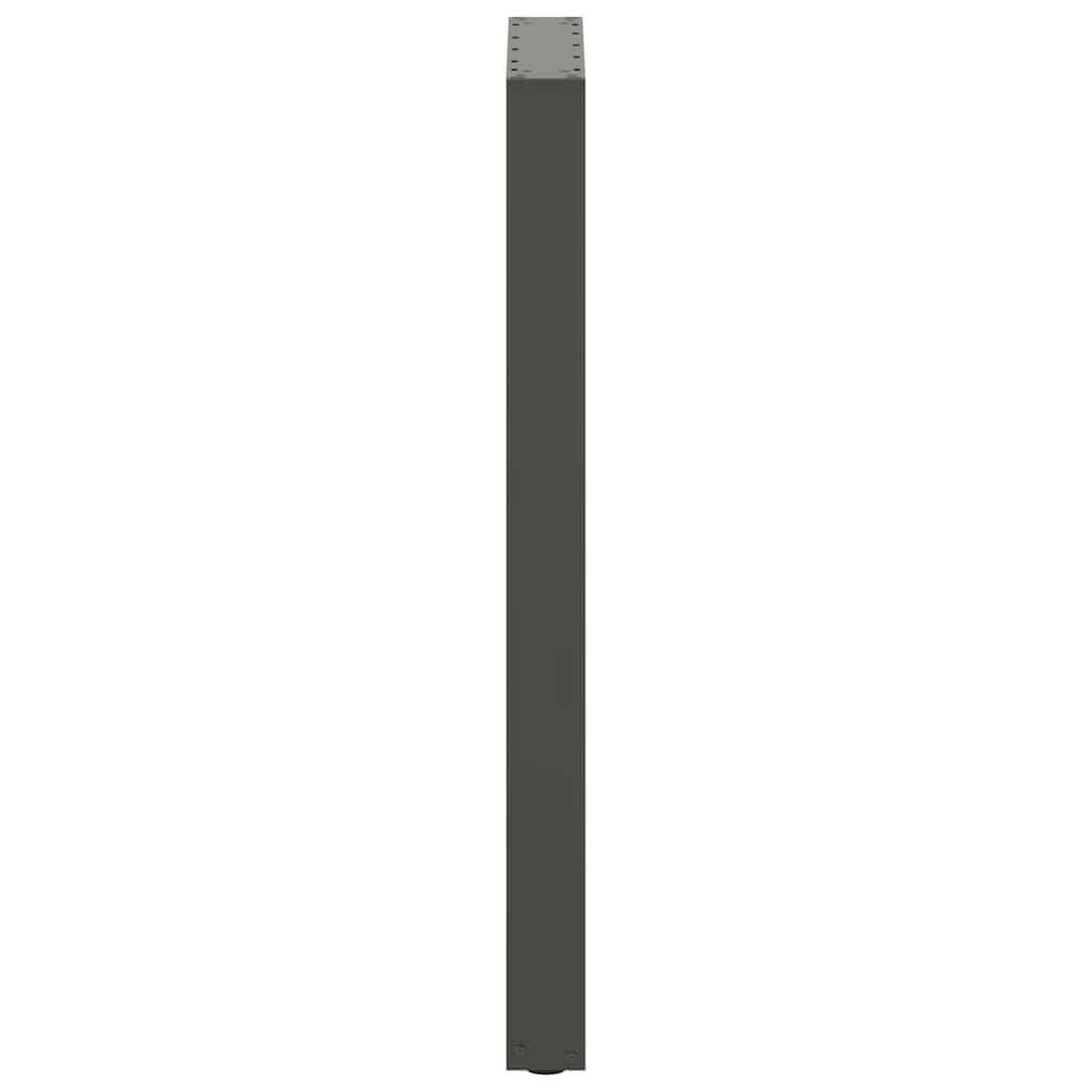Bar Table Legs U-Shaped 2 pcs Anthracite 50x(100-101) cm Steel