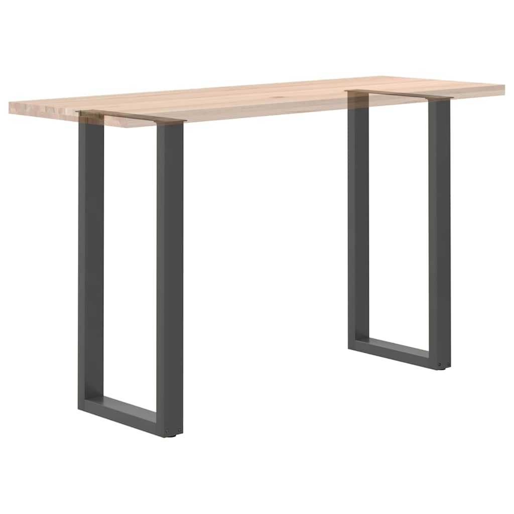 Bar Table Legs U-Shaped 2 pcs Anthracite 50x(100-101) cm Steel