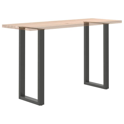 Bar Table Legs U-Shaped 2 pcs Anthracite 50x(100-101) cm Steel