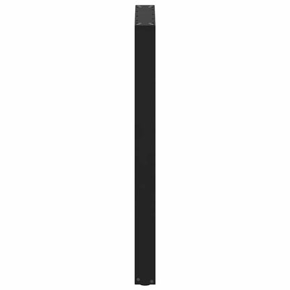 Bar Table Legs U-Shaped 2 pcs Black 60x(100-101) cm Steel