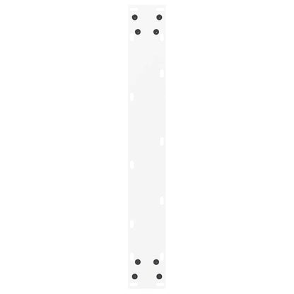 Bar Table Legs U-Shaped 2 pcs White 60x(100-101) cm Steel