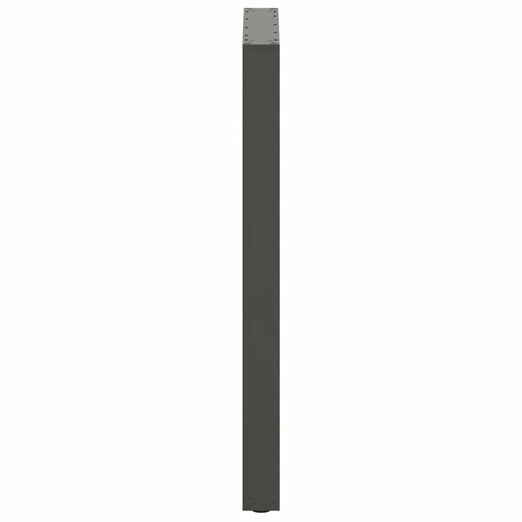 Bar Table Legs U-Shaped 2 pcs Anthracite 60x(100-101) cm Steel