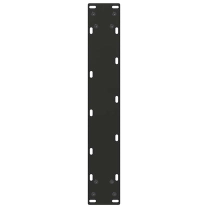 Bar Table Legs U-Shaped 2 pcs Black 40x(110-111) cm Steel
