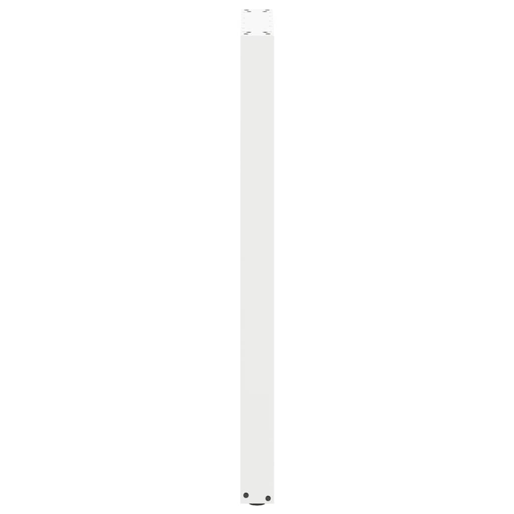Bar Table Legs U-Shaped 2 pcs White 40x(110-111) cm Steel