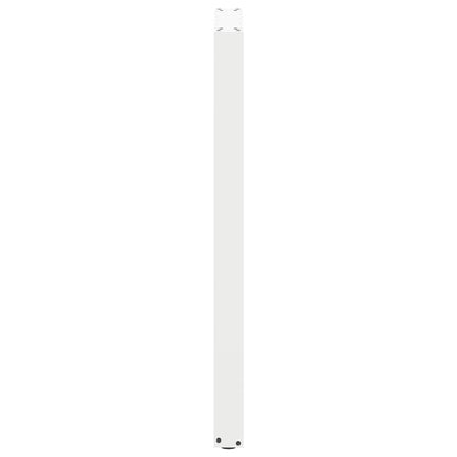 Bar Table Legs U-Shaped 2 pcs White 40x(110-111) cm Steel