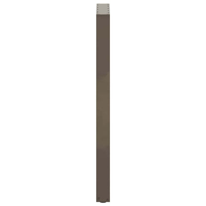 Bar Table Legs U-Shaped 2 pcs Natural Steel 50x(110-111) cm Steel