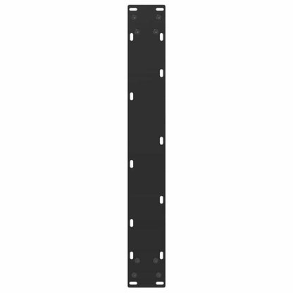 Bar Table Legs U-Shaped 2 pcs Black 60x(110-111) cm Steel