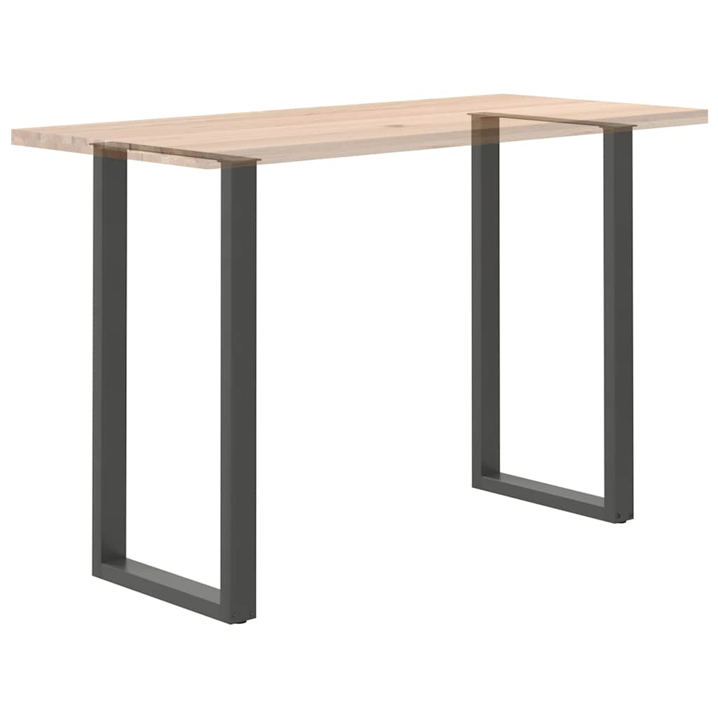 Bar Table Legs U-Shaped 2 pcs Anthracite 60x(110-111) cm Steel