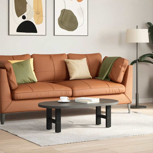 Coffee Table Legs Black 2 pcs 40x(30-31) cm Steel