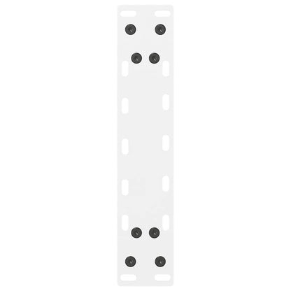 Coffee Table Legs White 2 pcs 40x(30-31) cm Steel