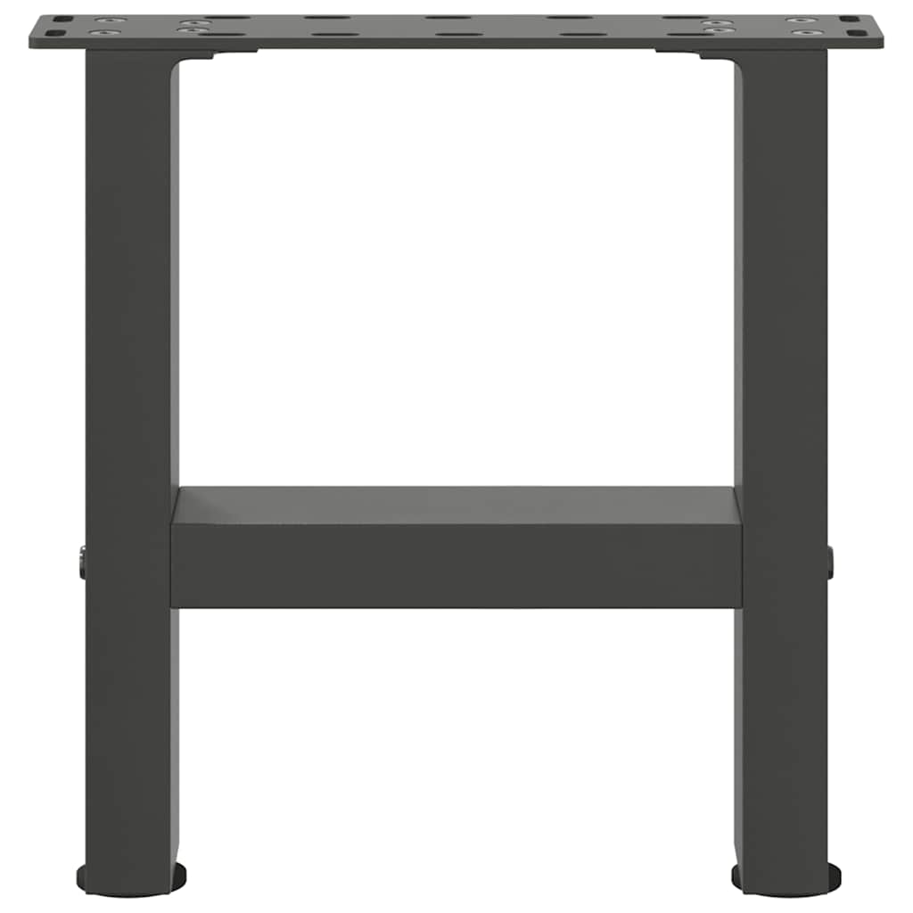 Coffee Table Legs Anthracite 2 pcs 40x(30-31) cm Steel