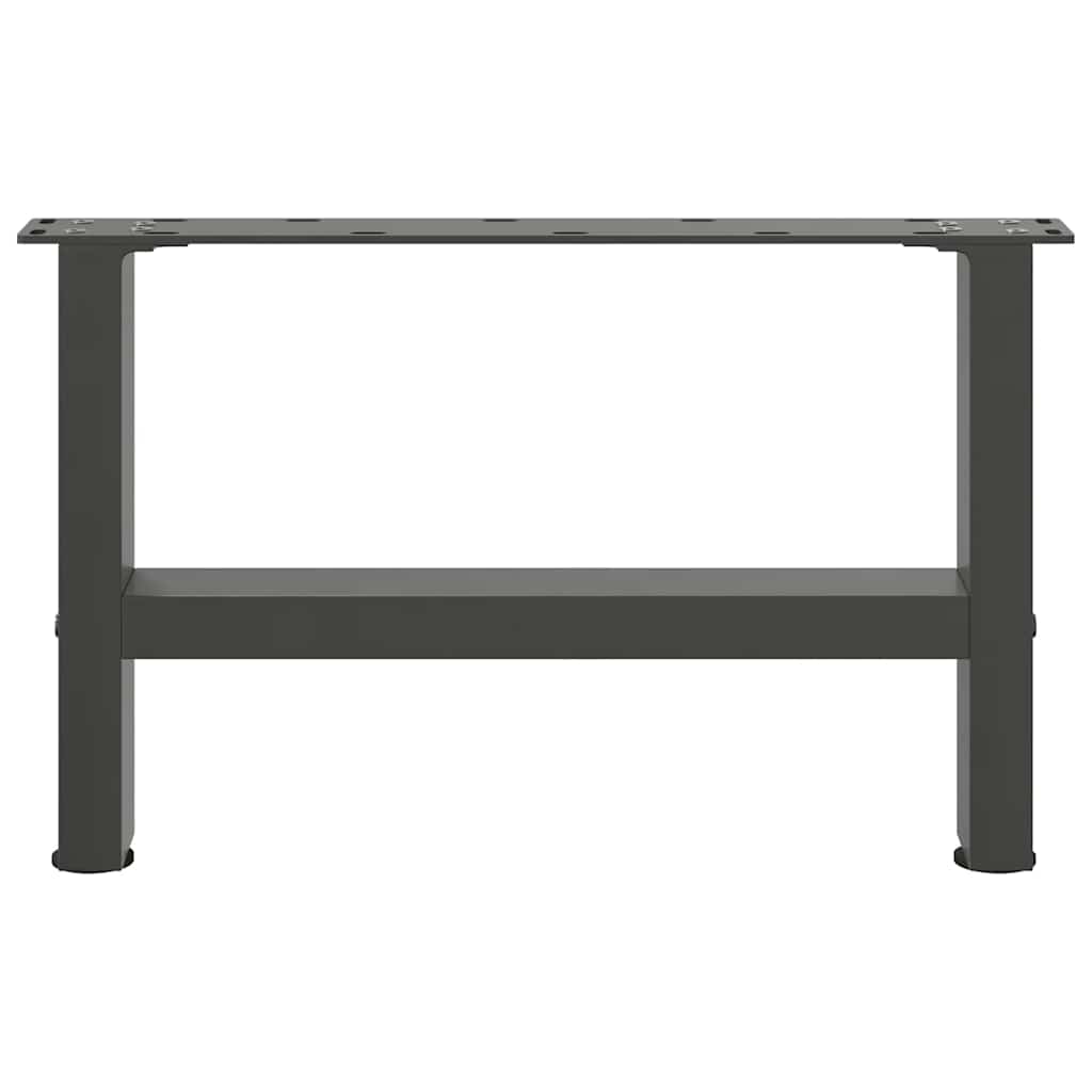 Coffee Table Legs Anthracite 2 pcs 50x(30-31) cm Steel
