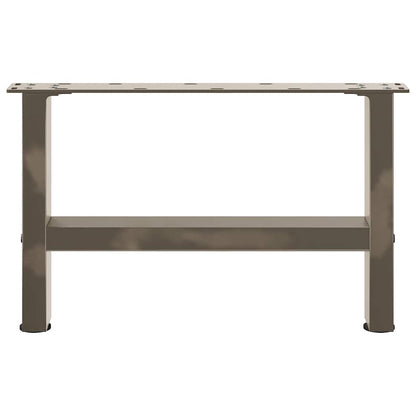 Coffee Table Legs Natural Steel 2 pcs 50x(30-31) cm Steel