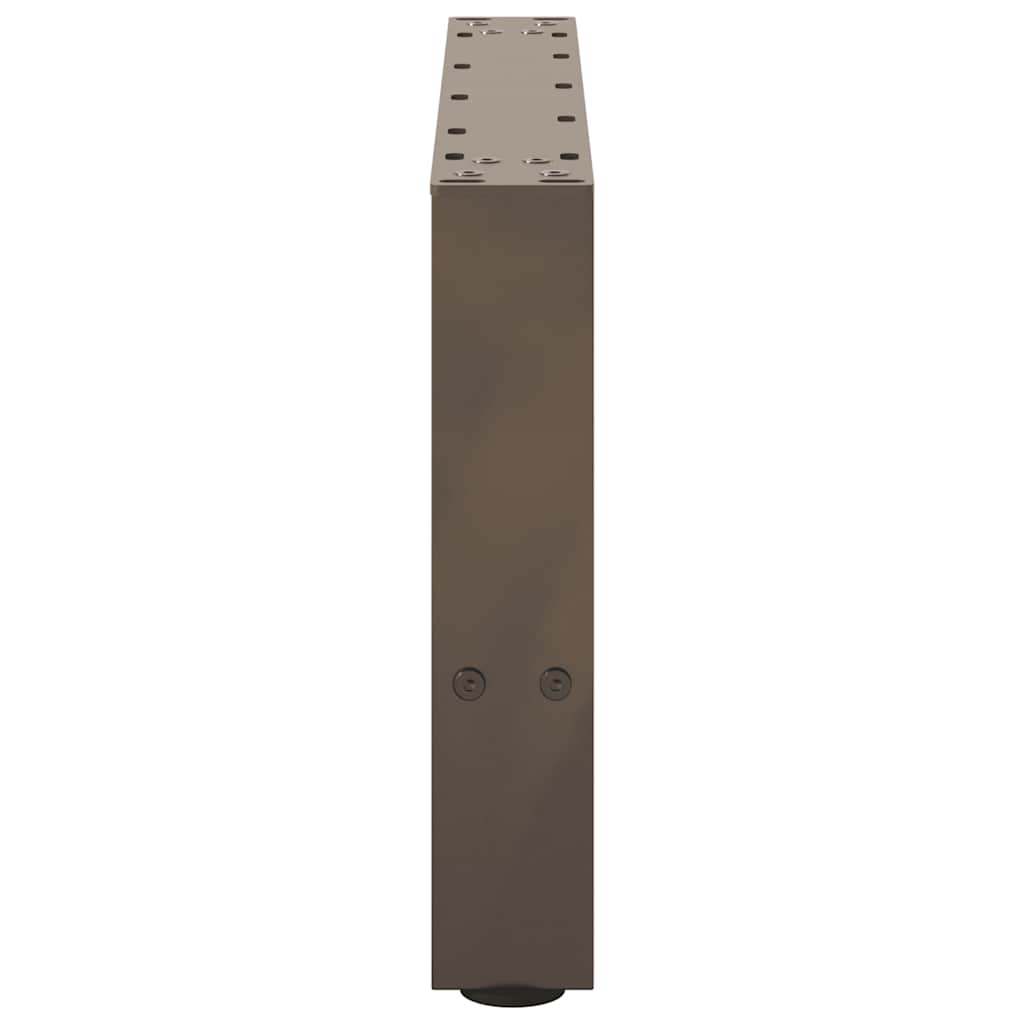 Coffee Table Legs Natural Steel 2 pcs 50x(30-31) cm Steel