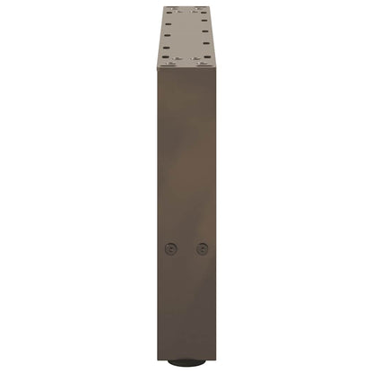 Coffee Table Legs Natural Steel 2 pcs 50x(30-31) cm Steel