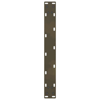 Coffee Table Legs Natural Steel 2 pcs 50x(30-31) cm Steel