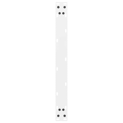 Coffee Table Legs White 2 pcs 60x(30-31) cm Steel