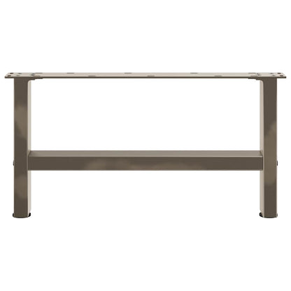 Coffee Table Legs Natural Steel 2 pcs 60x(30-31) cm Steel