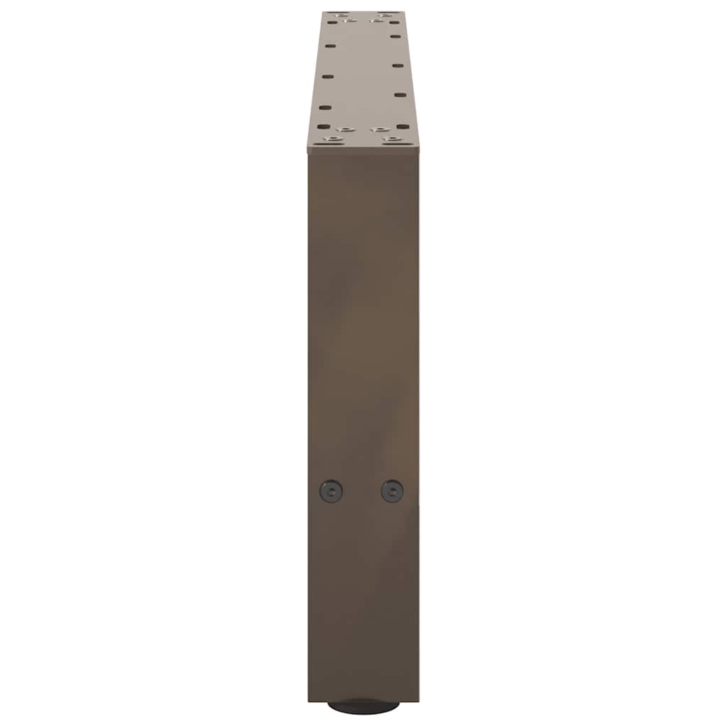 Coffee Table Legs Natural Steel 2 pcs 60x(30-31) cm Steel