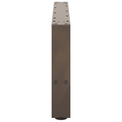 Coffee Table Legs Natural Steel 2 pcs 60x(30-31) cm Steel