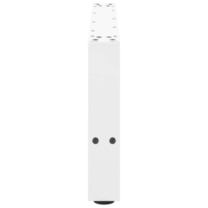 Coffee Table Legs White 2 pcs 70x(30-31) cm Steel