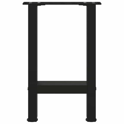 Coffee Table Legs Black 2 pcs 28x(42-43) cm Steel