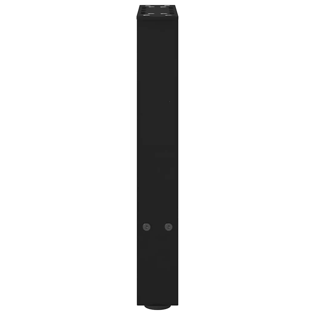 Coffee Table Legs Black 2 pcs 28x(42-43) cm Steel