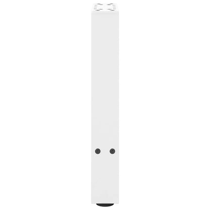 Coffee Table Legs White 2 pcs 28x(42-43) cm Steel