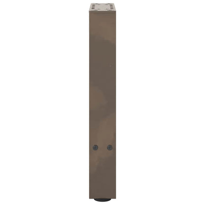 Coffee Table Legs Natural Steel 2 pcs 28x(42-43) cm Steel