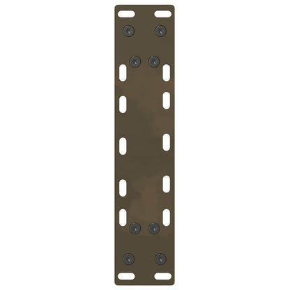 Coffee Table Legs Natural Steel 2 pcs 28x(42-43) cm Steel