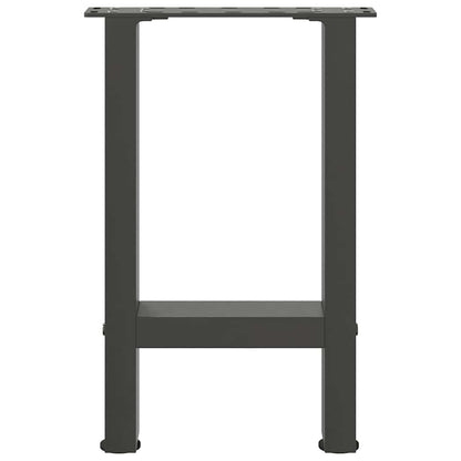 Coffee Table Legs Anthracite 2 pcs 38x(42-43) cm Steel