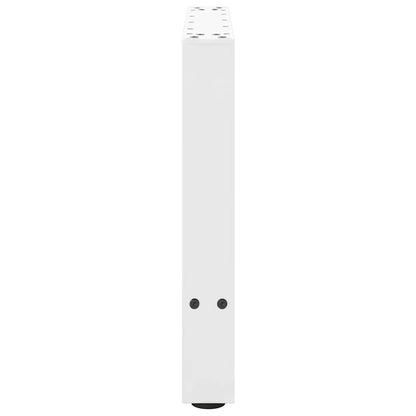 Coffee Table Legs White 2 pcs 50x(42-43) cm Steel