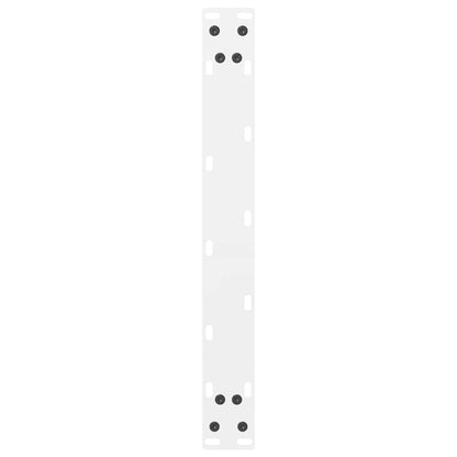 Coffee Table Legs White 2 pcs 50x(42-43) cm Steel