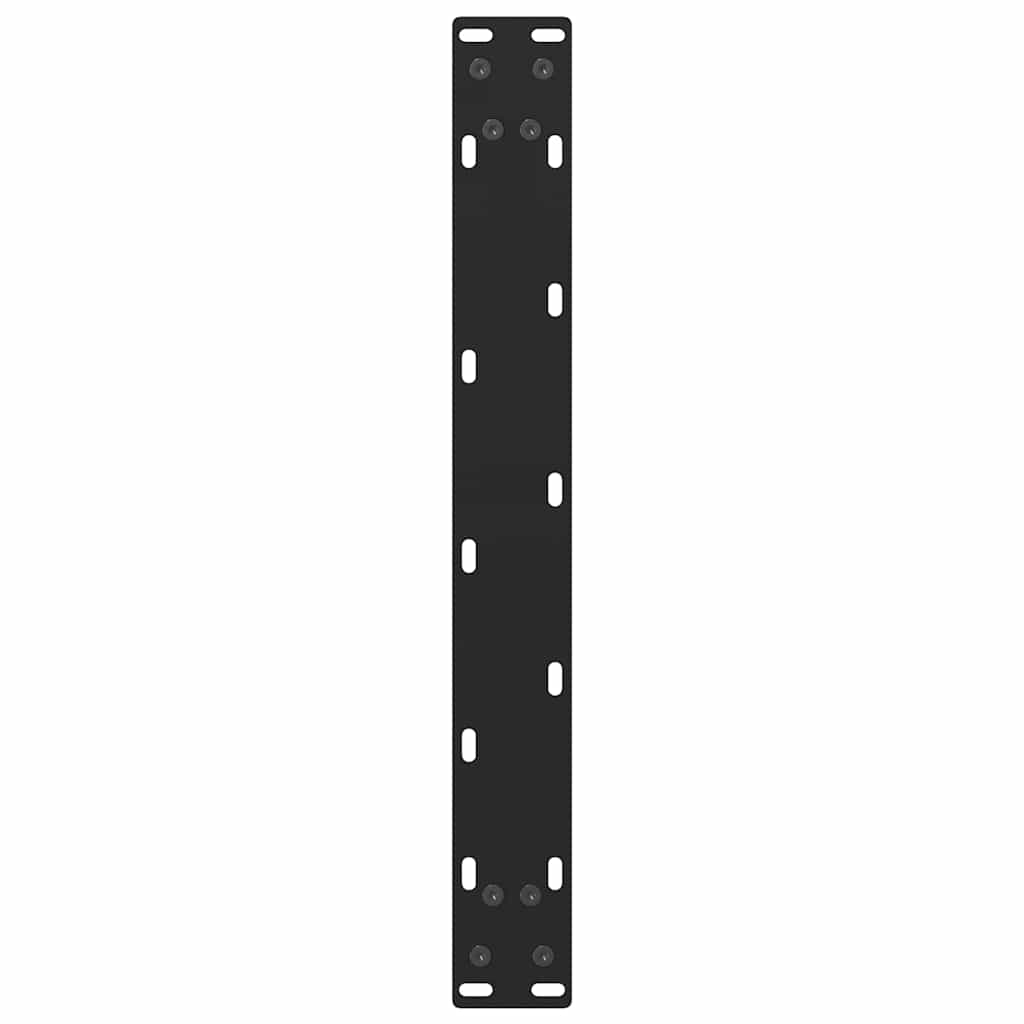 Coffee Table Legs Black 2 pcs 60x(42-43) cm Steel