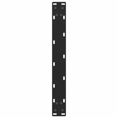 Coffee Table Legs Black 2 pcs 60x(42-43) cm Steel