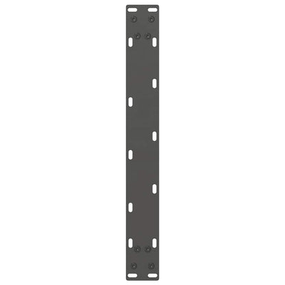 Coffee Table Legs Anthracite 2 pcs 60x(42-43) cm Steel