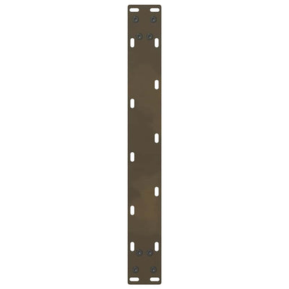 Coffee Table Legs Natural Steel 2 pcs 60x(42-43) cm Steel