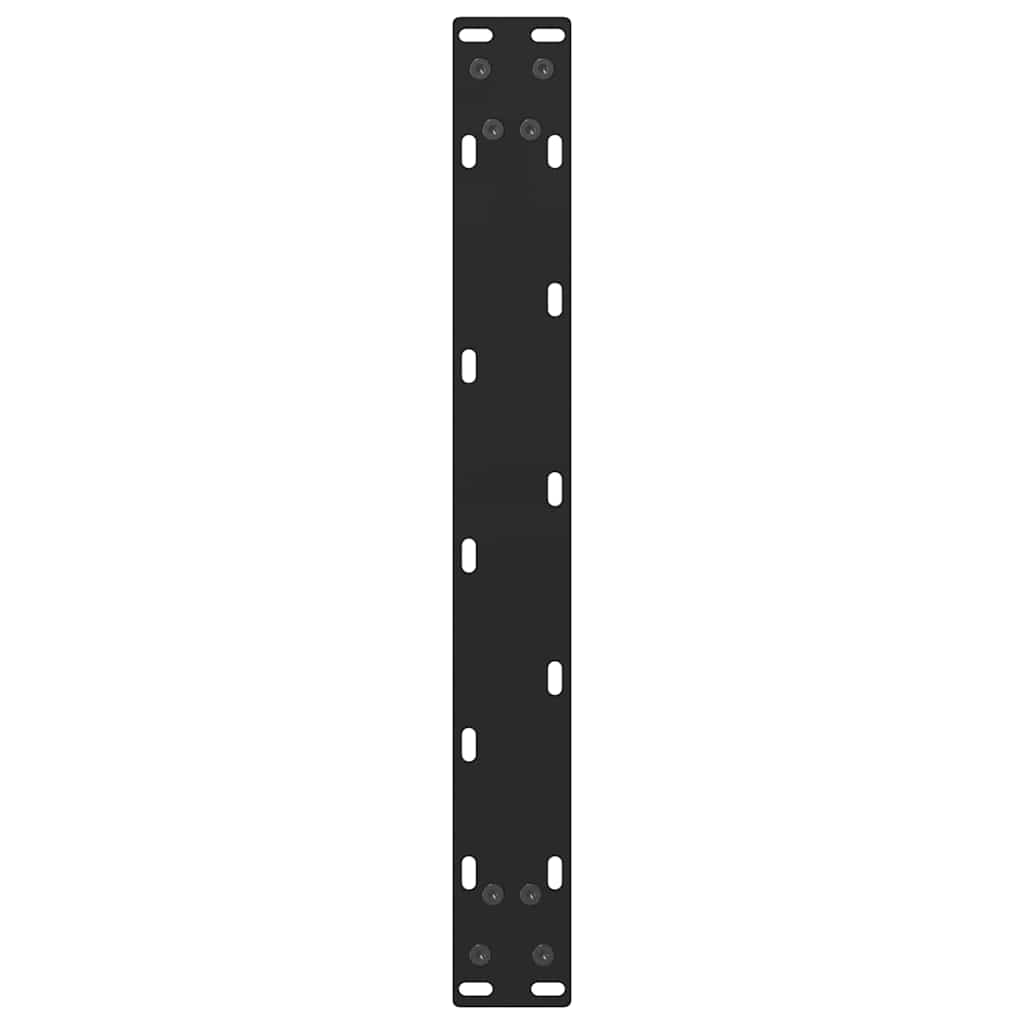 Coffee Table Legs Black 2 pcs 70x(42-43) cm Steel