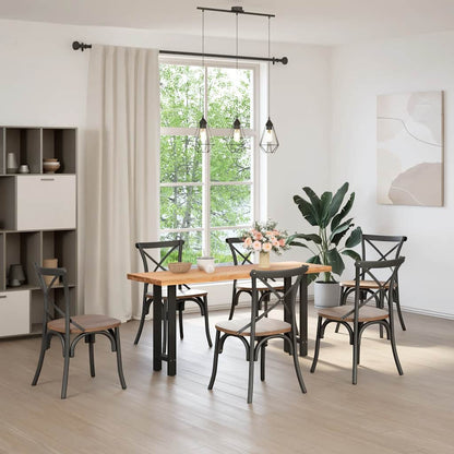 Console Table Legs Black 2 pcs 28x(72-73) cm Steel