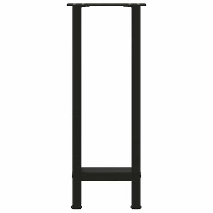Console Table Legs Black 2 pcs 28x(72-73) cm Steel
