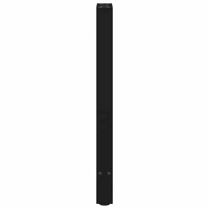 Console Table Legs Black 2 pcs 28x(72-73) cm Steel