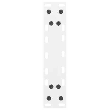 Console Table Legs White 2 pcs 28x(72-73) cm Steel